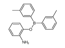 Di-m-tolyl-borsaeure-o-amino-phenolester Structure