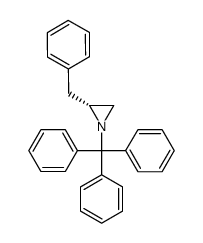 (R)-2-benzyl-1-tritylaziridine结构式
