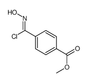 (Z)-4-(氯(羟基亚氨基)甲基)苯甲酸甲酯结构式