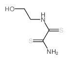 Ethanedithioamide,N1-(2-hydroxyethyl)- Structure
