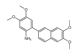 2-(6,7-dimethoxynaphthalen-2-yl)-4,5-dimethoxyaniline Structure