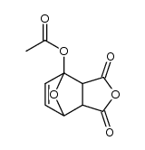 1-acetoxy-7-oxa-bicyclo[2.2.1]hept-5-ene-2,3-dicarboxylic acid anhydride结构式