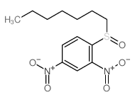 Benzene,1-(heptylsulfinyl)-2,4-dinitro-结构式