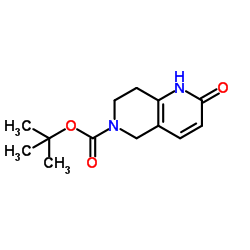 2-氧代-1,2,7,8-四氢-1,6-萘啶-6(5H)-羧酸叔丁酯结构式