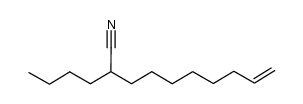 2-butyldec-9-enenitrile结构式