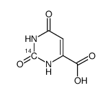 orotic acid, [2-14c] Structure