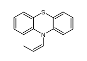 cis-10-(1-propenyl)phenothiazine结构式