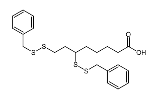 6,8-bis(benzyldisulfanyl)octanoic acid Structure