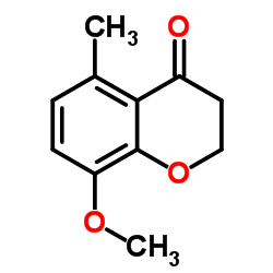 8-Methoxy-5-methyl-2,3-dihydro-4H-chromen-4-one Structure