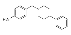 4-[(4-PHENYL-1-PIPERIDINYL)METHYL]-BENZENAMINE结构式