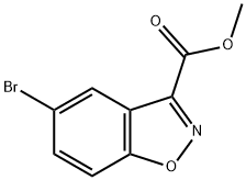 5-溴-1,2-苯并异恶唑-3-甲酸甲酯结构式