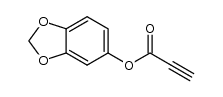 benzo[d][1,3]dioxol-5-yl propiolate结构式