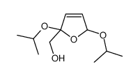 [2,5-di(propan-2-yloxy)-2H-furan-5-yl]methanol Structure