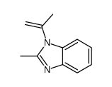 (9ci)-2-甲基-1-(1-甲基乙烯)-1H-苯并咪唑结构式