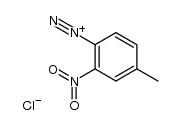 4-methyl-2-nitrobenzenediazonium chloride结构式
