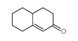 2(3H)-Naphthalenone,4,4a,5,6,7,8-hexahydro-结构式