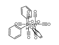 cis-{Phe3P}(OC)4OsW(CO)5 Structure