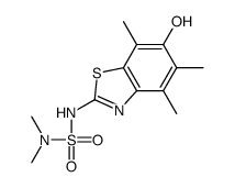 N-(6-羟基-4,5,7-三甲基-2-苯并噻唑)-N,N-二甲基磺酰胺结构式