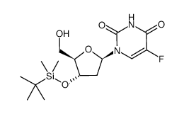 3'-O-<(tert-butyl)dimethylsilyl>-2'-deoxy-5-fluorouridine Structure