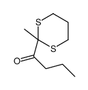 1-(2-methyl-1,3-dithian-2-yl)butan-1-one结构式