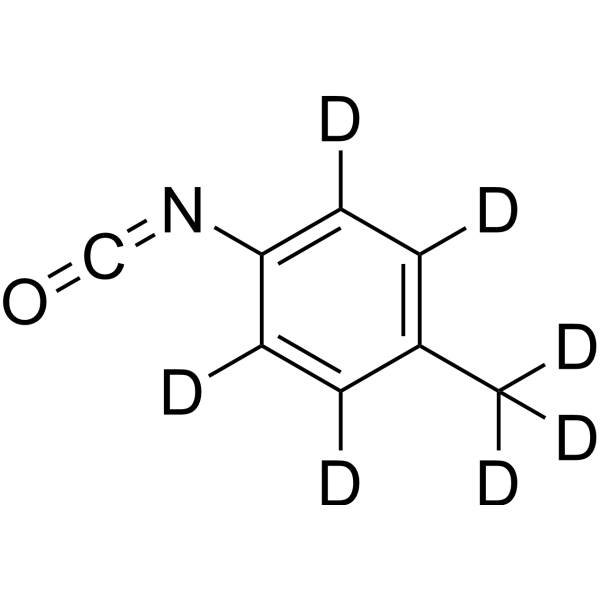 Isocyanic acid, p-tolyl ester-d7 Structure
