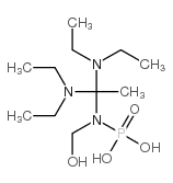 [bis(diethylamino)phosphoryl-ethyl-amino]methanol structure