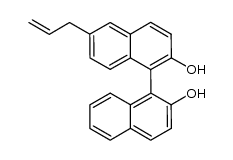 6-allyl-[1,1']-binaphthalenyl-2,2'-diol结构式