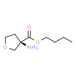 (R)-3-氨基四氢呋喃-3-甲酸丁酯结构式