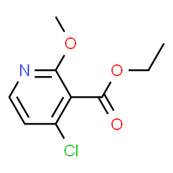 3-Pyridinecarboxylic acid, 4-chloro-2-Methoxy-, Methyl ester Structure