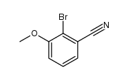 2-溴-3-甲氧基苯甲腈结构式