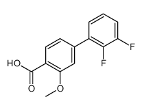 4-(2,3-difluorophenyl)-2-methoxybenzoic acid结构式