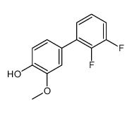 4-(2,3-difluorophenyl)-2-methoxyphenol结构式