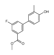 methyl 3-fluoro-5-(4-hydroxy-3-methylphenyl)benzoate Structure