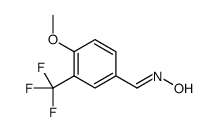 N-[[4-methoxy-3-(trifluoromethyl)phenyl]methylidene]hydroxylamine Structure