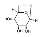 .beta.-D-Galactopyranose, 1,6-dideoxy-1,6-epithio-结构式