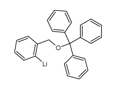 (2-((trityloxy)methyl)phenyl)lithium Structure