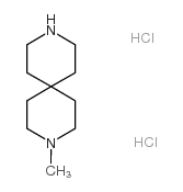 3-甲基-3,9-二氮杂螺[5.5]十一烷二盐酸盐结构式