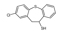 2-chloro-10,11-dihydrodibenzo(b,f)thiepin-10-thiol Structure