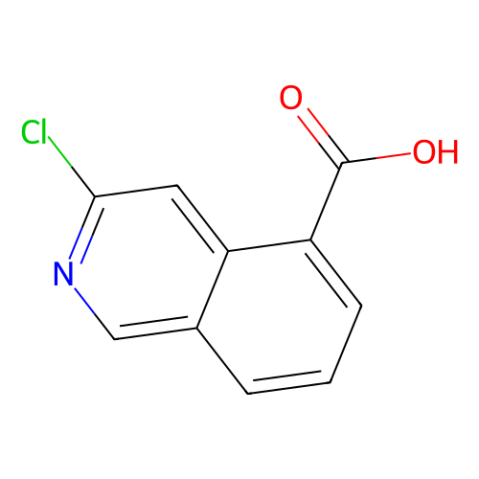 3-Chloro-5-isoquinolinecarboxylic acid Structure