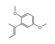 2-(2,5-dimethoxyphenyl)-2-butene结构式