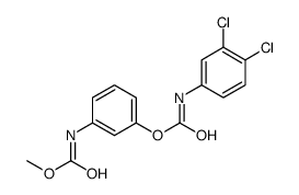 [3-(methoxycarbonylamino)phenyl] N-(3,4-dichlorophenyl)carbamate结构式