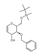 4-O-benzyl-6-O-tert-butyldimethylsilyl-D-(-)-glucal结构式