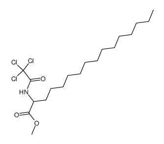 Methyl N-(trichloroacetyl)-2-aminohexadecanoate结构式