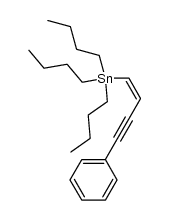 tributyl[(Z)-2-(phenylethynyl)ethenyl]tin Structure