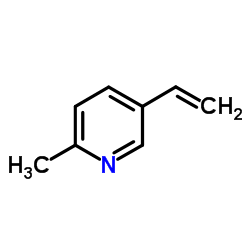 2-Methyl-5-vinylpyridine Structure