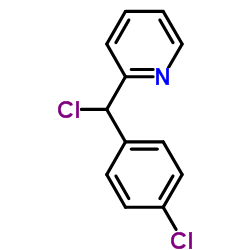 2-[氯(4-氯苯基)甲基]吡啶结构式