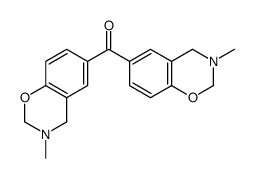 bis(3-methyl-2,4-dihydro-1,3-benzoxazin-6-yl)methanone结构式