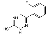 [1-(2-fluorophenyl)ethylideneamino]thiourea结构式