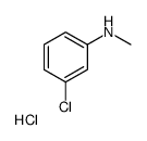 3-氯-N-甲基苯胺盐酸盐结构式