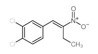 Benzene,1,2-dichloro-4-(2-nitro-1-buten-1-yl)- Structure